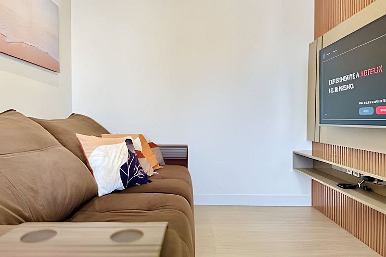 Vista Mar Piscina e Churrasqueira 150m da Praia