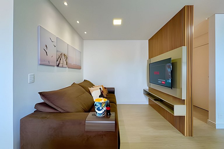 Vista Mar Piscina e Churrasqueira 150m da Praia