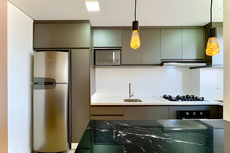 Vista Mar Piscina e Churrasqueira 150m da Praia