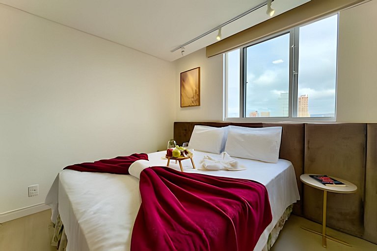 Vista Mar Piscina e Churrasqueira 150m da Praia