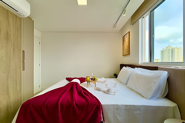 Vista Mar Piscina e Churrasqueira 150m da Praia