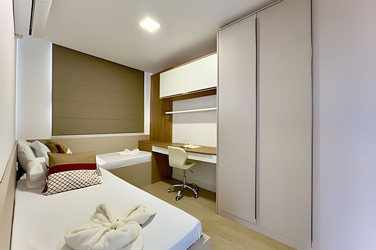 Vista Mar Piscina e Churrasqueira 150m da Praia