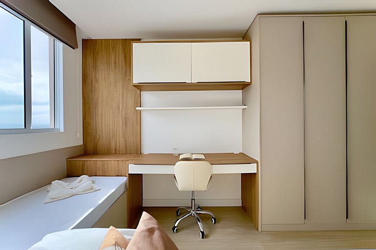 Vista Mar Piscina e Churrasqueira 150m da Praia