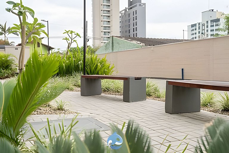 Vista Mar Piscina e Churrasqueira 150m da Praia