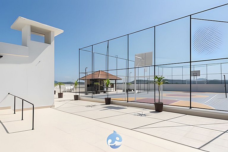 Vista Mar Piscina e Churrasqueira 150m da Praia