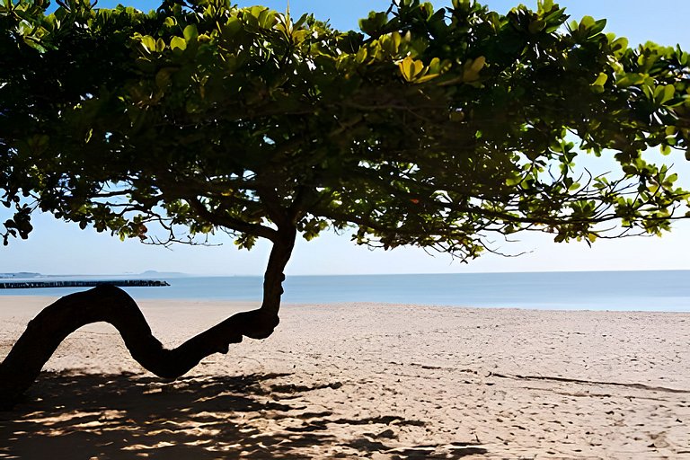 Vista Mar Piscina e Churrasqueira 150m da Praia