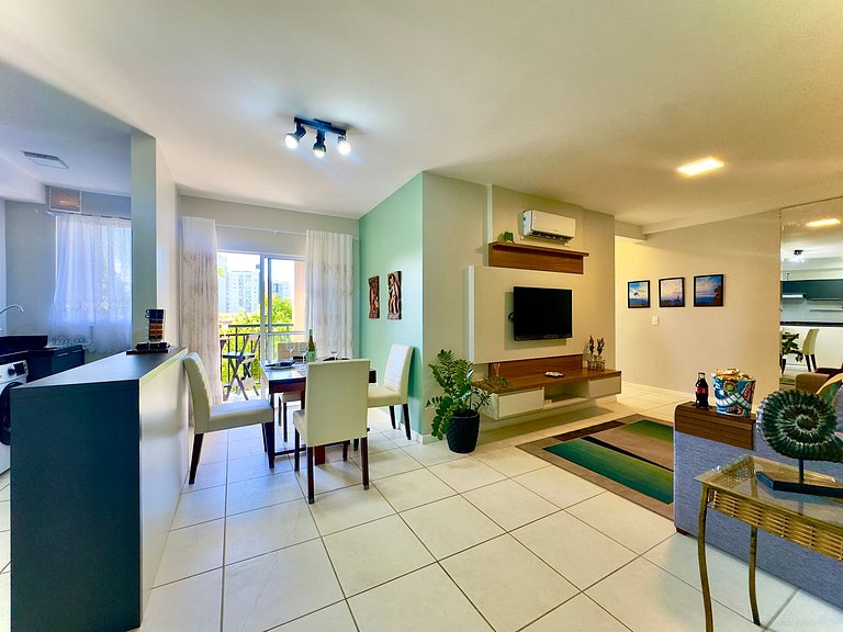 Apto a150 m Praia Piscina Wi-fi 5G Portaria24h