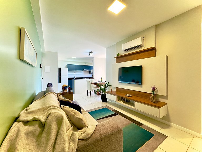 Apto a150 m Praia Piscina Wi-fi 5G Portaria24h