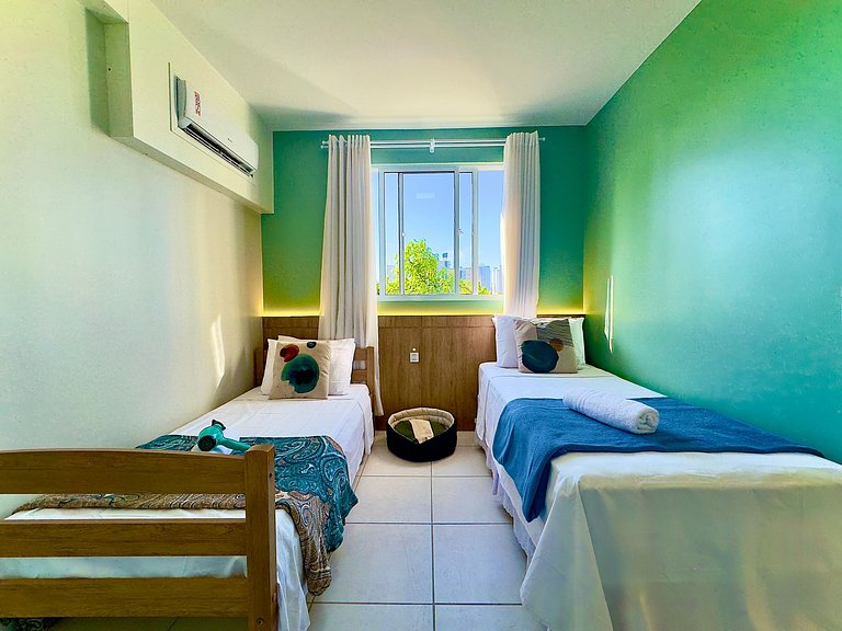 Apto a150 m Praia Piscina Wi-fi 5G Portaria24h