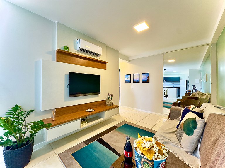 Apto a150 m Praia Piscina Wi-fi 5G Portaria24h