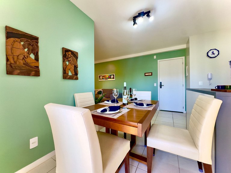 Apto a150 m Praia Piscina Wi-fi 5G Portaria24h