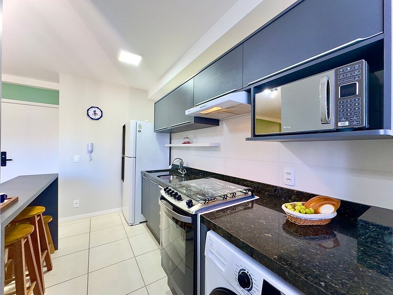 Apto a150 m Praia Piscina Wi-fi 5G Portaria24h