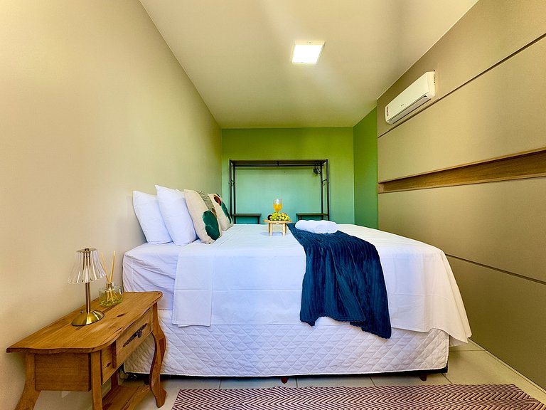 Apto a150 m Praia Piscina Wi-fi 5G Portaria24h