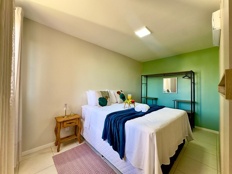 Apto a150 m Praia Piscina Wi-fi 5G Portaria24h