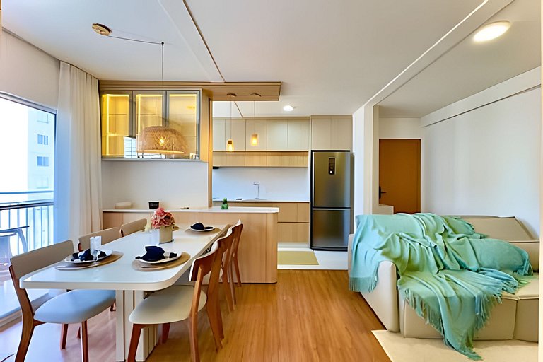 Pé na Areia c/ Piscina e Churrasqueira Privativa.