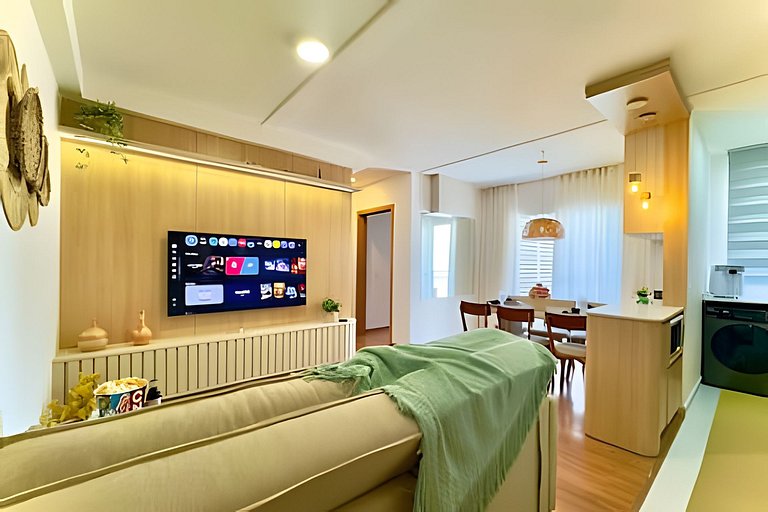 Pé na Areia c/ Piscina e Churrasqueira Privativa.