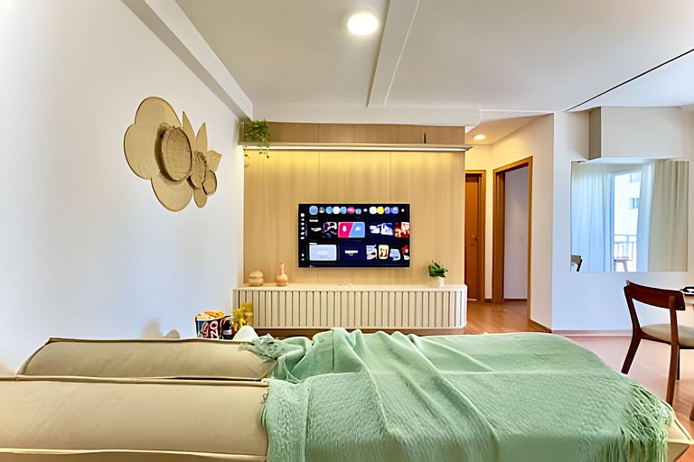 Pé na Areia c/ Piscina e Churrasqueira Privativa.