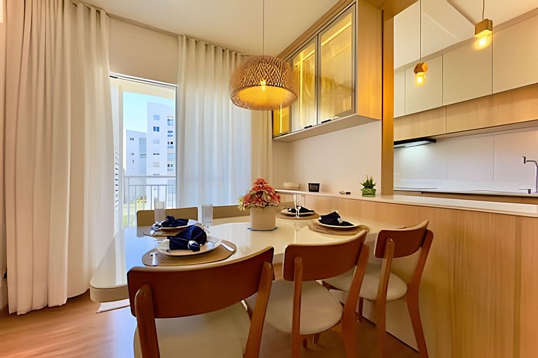 Pé na Areia c/ Piscina e Churrasqueira Privativa.