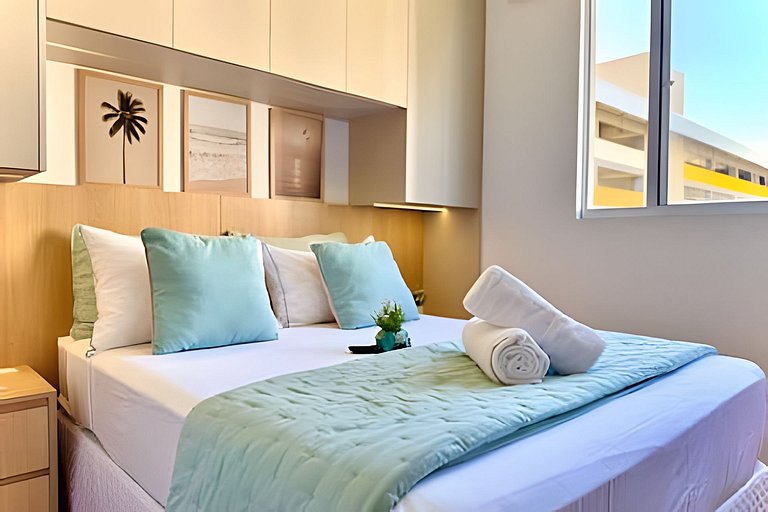 Pé na Areia c/ Piscina e Churrasqueira Privativa.