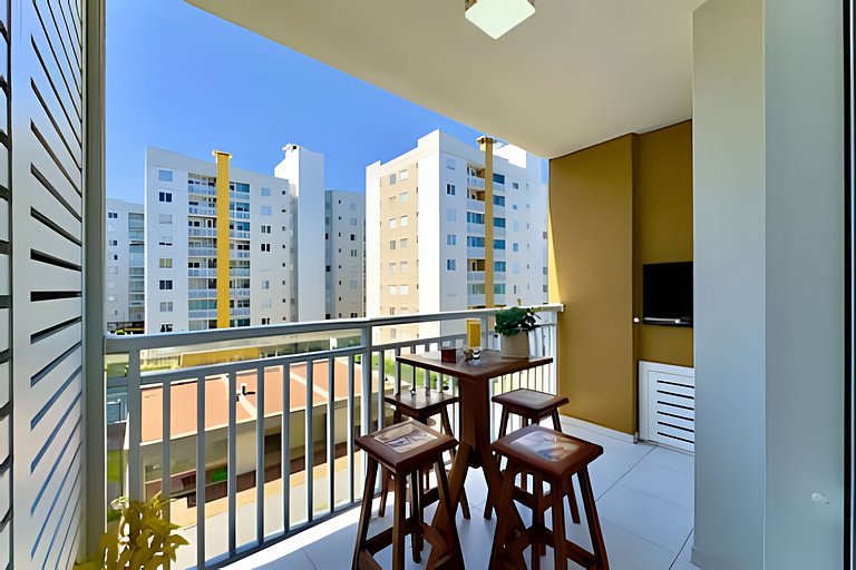 Pé na Areia c/ Piscina e Churrasqueira Privativa.