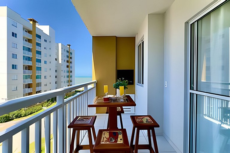 Pé na Areia c/ Piscina e Churrasqueira Privativa.