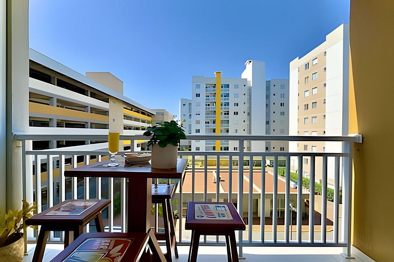 Pé na Areia c/ Piscina e Churrasqueira Privativa.