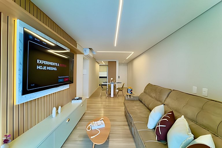 Vista Mar Churrasqueira Privativa Centro Piçarras