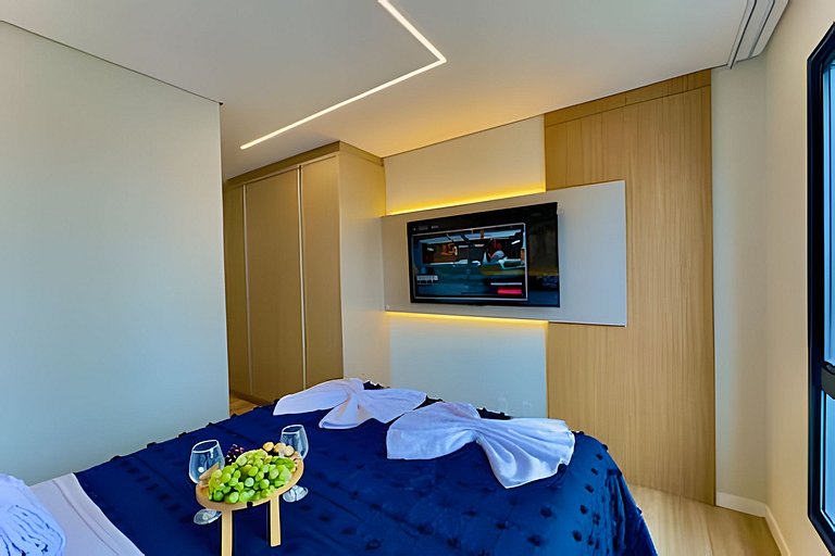 Vista Mar Churrasqueira Privativa Centro Piçarras