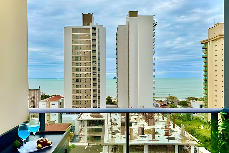 Vista Mar Churrasqueira Privativa Centro Piçarras