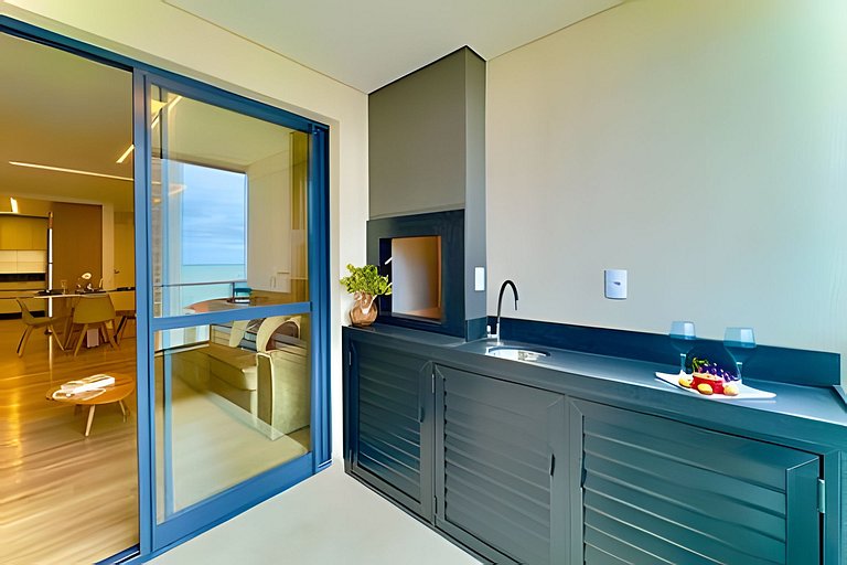 Vista Mar Churrasqueira Privativa Centro Piçarras