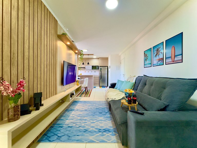 A 150m PRAIA c/Piscina Churrasqueira Wi-Fi