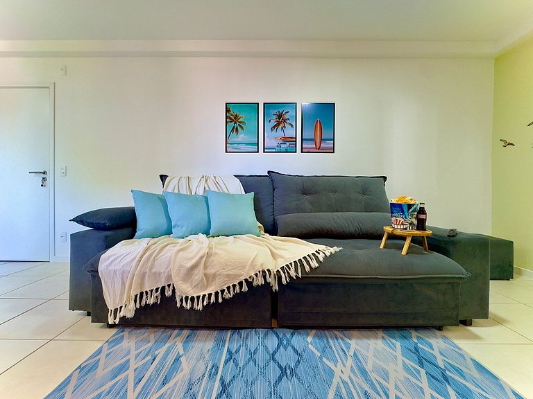 A 150m PRAIA c/Piscina Churrasqueira Wi-Fi