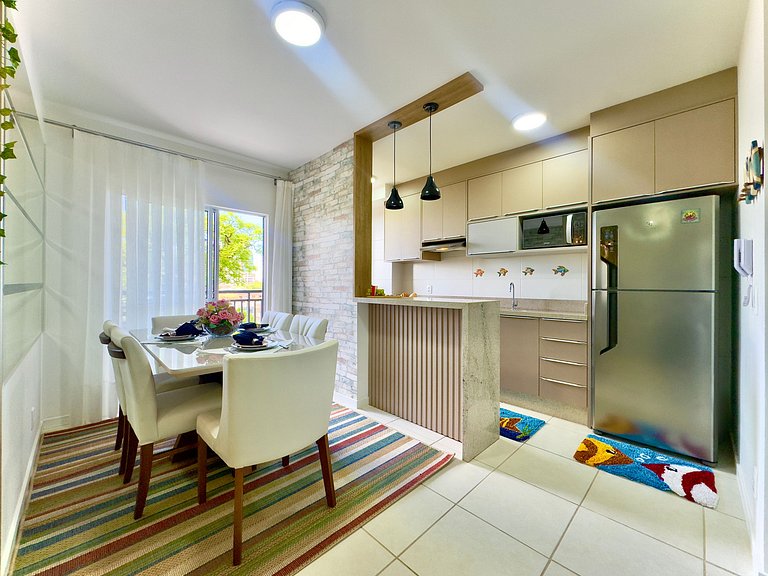 A 150m PRAIA c/Piscina Churrasqueira Wi-Fi