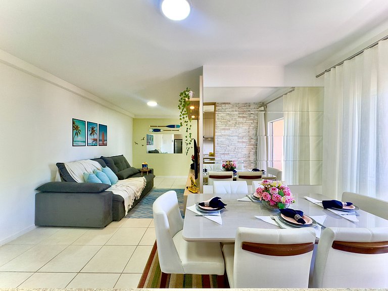 A 150m PRAIA c/Piscina Churrasqueira Wi-Fi