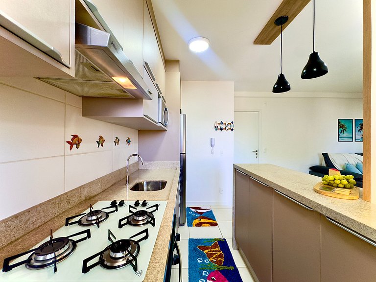 A 150m PRAIA c/Piscina Churrasqueira Wi-Fi