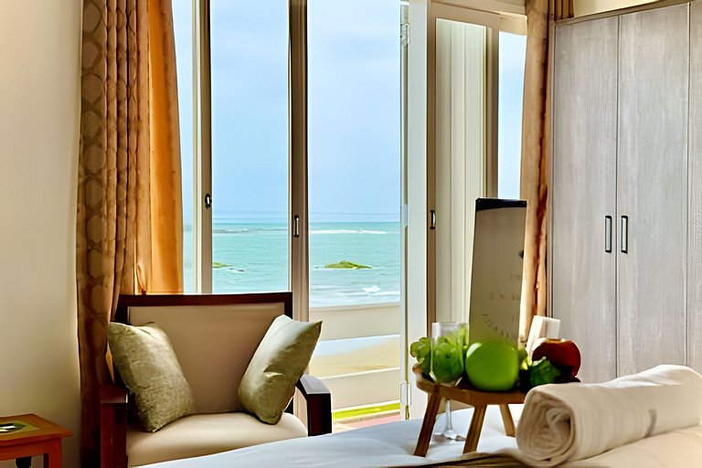 Frente Mar Piscina e churrasqueira-Praia do Grant