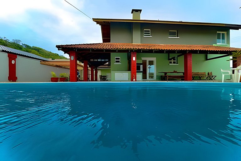 Frente Mar Piscina e churrasqueira-Praia do Grant