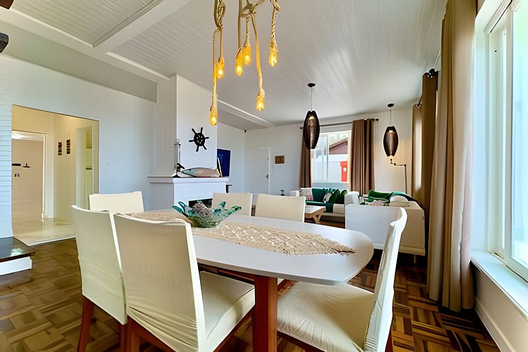 Frente Mar Piscina e churrasqueira-Praia do Grant