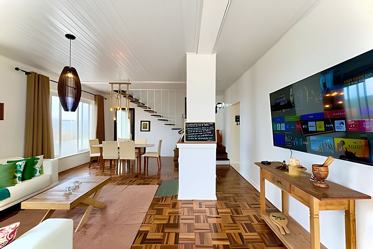 Frente Mar Piscina e churrasqueira-Praia do Grant