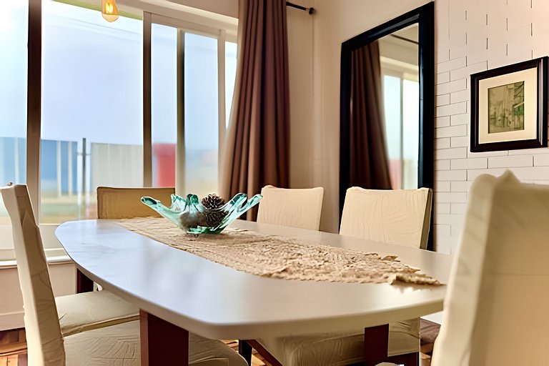 Frente Mar Piscina e churrasqueira-Praia do Grant