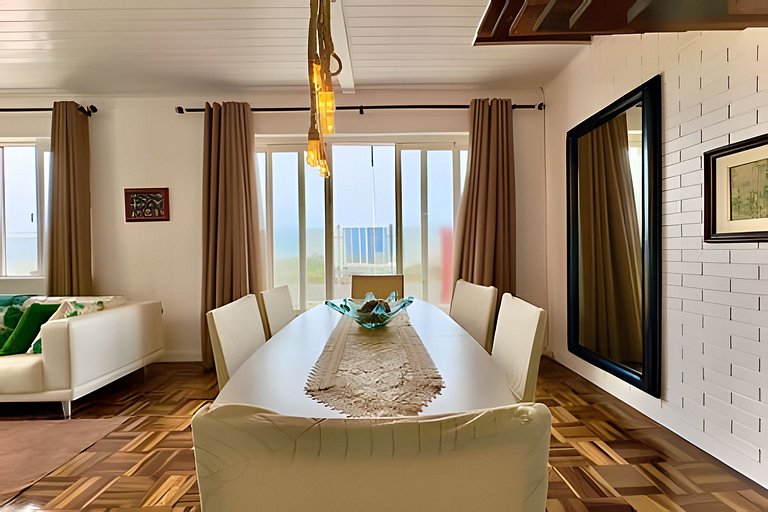 Frente Mar Piscina e churrasqueira-Praia do Grant