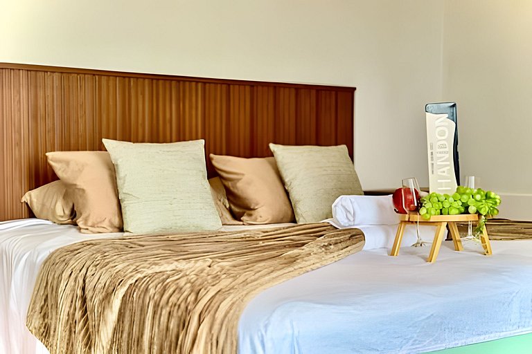 Frente Mar Piscina e churrasqueira-Praia do Grant