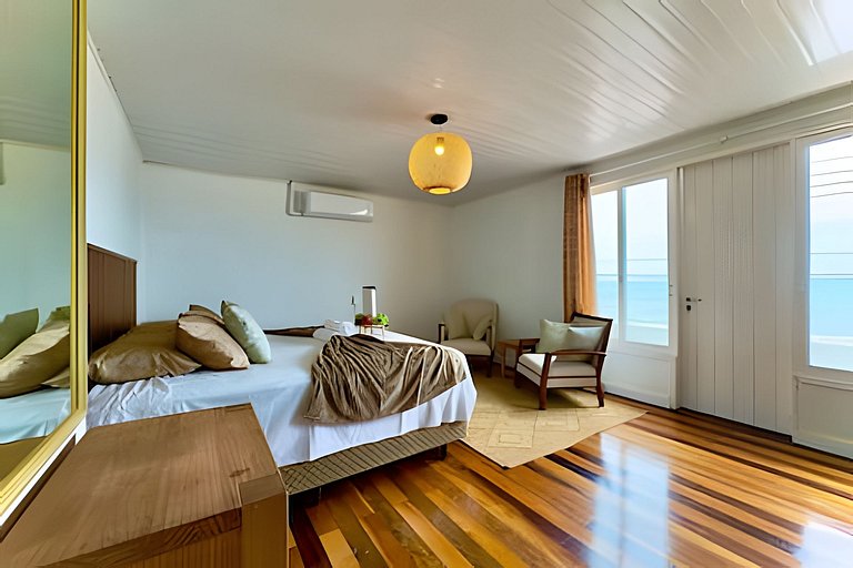 Frente Mar Piscina e churrasqueira-Praia do Grant