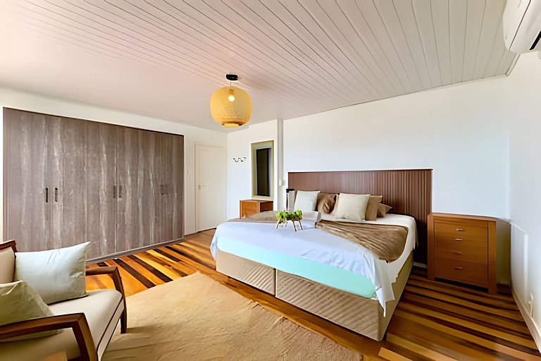 Frente Mar Piscina e churrasqueira-Praia do Grant