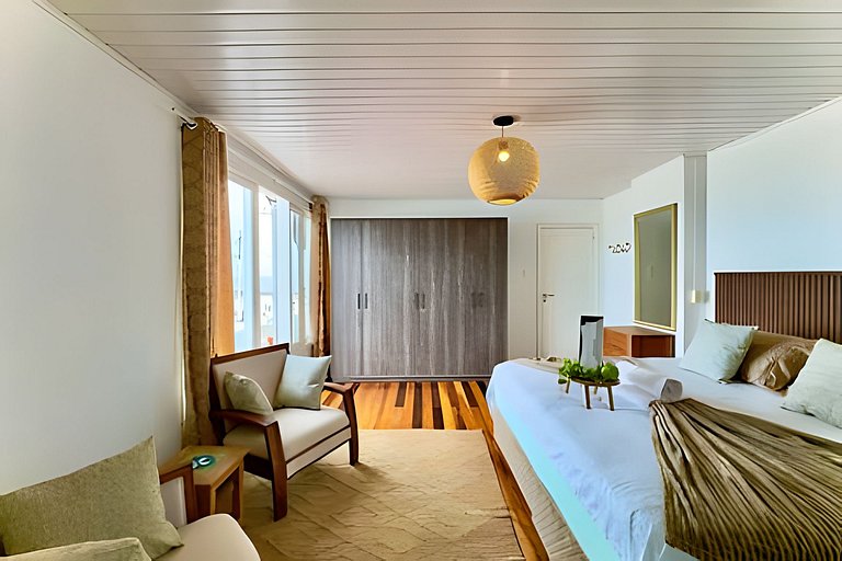 Frente Mar Piscina e churrasqueira-Praia do Grant