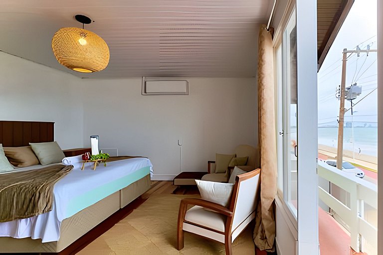 Frente Mar Piscina e churrasqueira-Praia do Grant