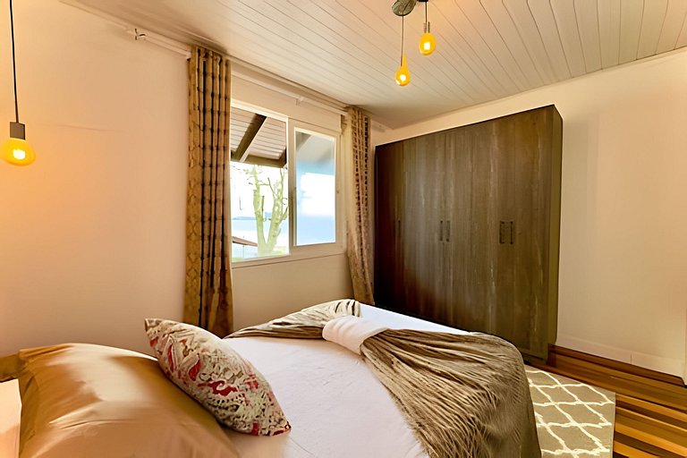 Frente Mar Piscina e churrasqueira-Praia do Grant