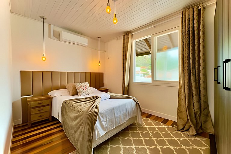 Frente Mar Piscina e churrasqueira-Praia do Grant