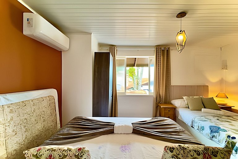 Frente Mar Piscina e churrasqueira-Praia do Grant