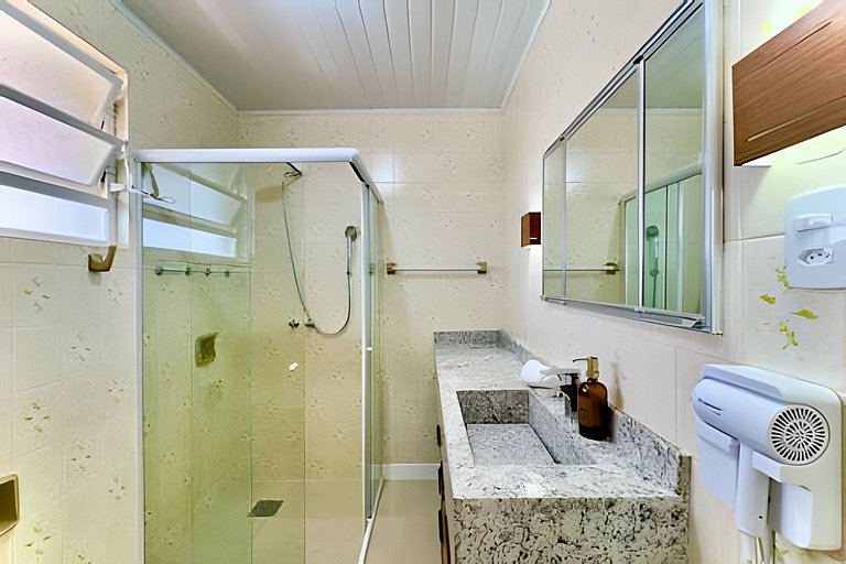 Frente Mar Piscina e churrasqueira-Praia do Grant